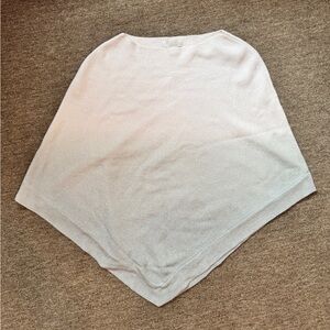 Barefoot Dreams Soft White Poncho